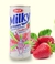 Milky Be Happy de Morango (Bebida Coreana Tipo Yogurte com Refrigerante)