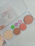 Paleta de Sombras, blush e pó compacto