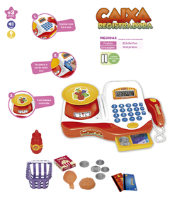 Caixa Registradora do Chefe Multicolor Zoop Toys - comprar online