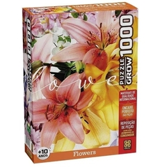 Puzzle 1000 Peças Flowers - Grow