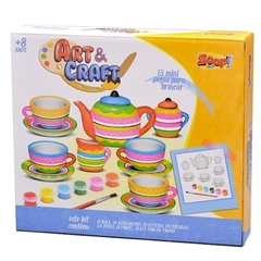 Conjunto De Chá 9 Peças Art & Craft Para Pintar - Zoop Toys - Balloon Brinquedos Diferentes