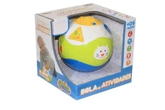 APRENDER E BRINCAR BOLA DE ATIVIDADES – Zoop Toys - Balloon Brinquedos Diferentes