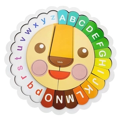 Alfabeto Móvel Completo Maiúsculo Minúsculo Leãozinho - Babebi - Balloon Brinquedos Diferentes
