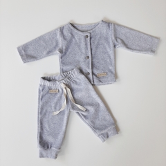 Conjunto Plush gris melange - comprar online