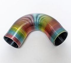 Resorte mágico Slinky - Rainbow black