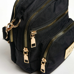 Bandolera chica con cierres - comprar online