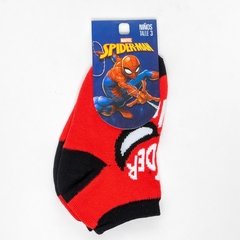 Medias soquete Spiderman - Roja - tienda online