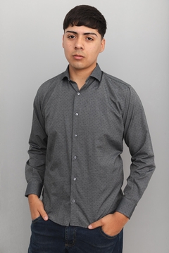 Camisa slim fit Point - New Astor | Indumentaria masculina