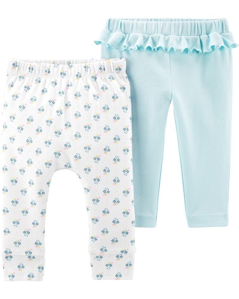 Set de 2 Pantalones de Algodon