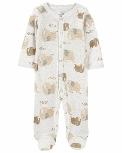 Carter's Osito-Pijama Algodón Broches Elefantes