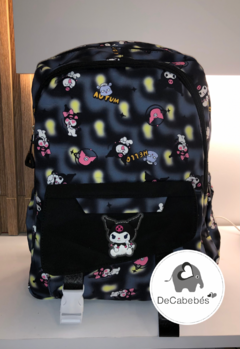 Mochila de Escuela Kuromi Reforzada Importad -a - comprar online