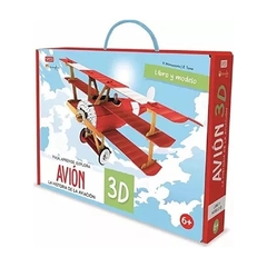 Avión Libro 3D Con Maqueta Para Armar en internet