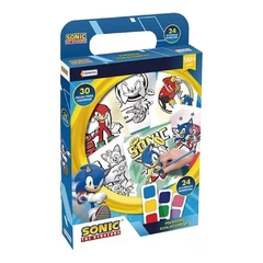 Pintando Con Acuarelas Sonic - comprar online