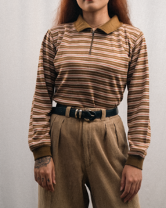 Suéter listrada vintage p - comprar online