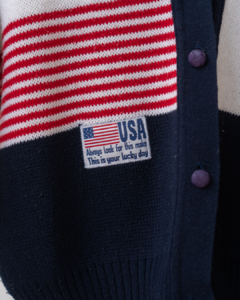 Cardigã USA  vintage - comprar online