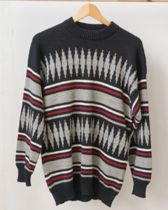 Suéter vintage estampado - loja online