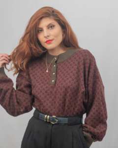 Blusa tricot vintage G - comprar online