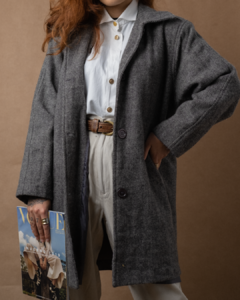 Casaco de lã vintage - comprar online