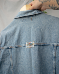 Jaqueta jeans vintage barroco - loja online