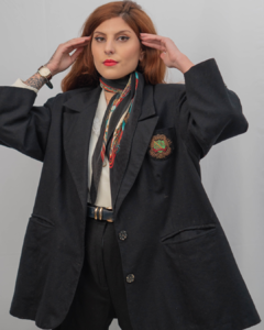 Blazer alongado vintage