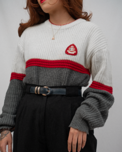 Suéter vintage de tricô - comprar online