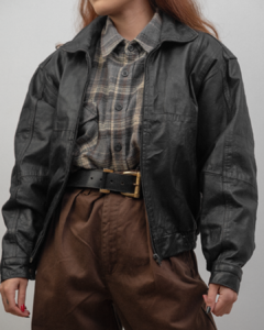 Jaqueta de couro vintage - comprar online
