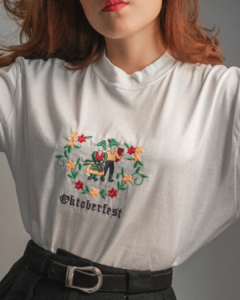 T-shirt gola goluda tulipas -GG - comprar online