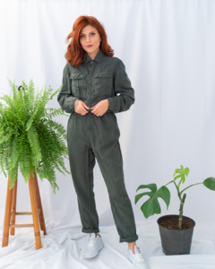 Macacão military green - comprar online