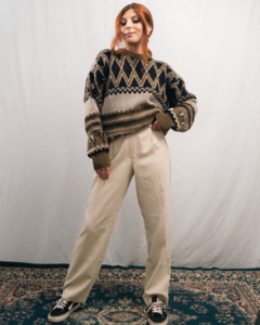 Suéter vintage na internet