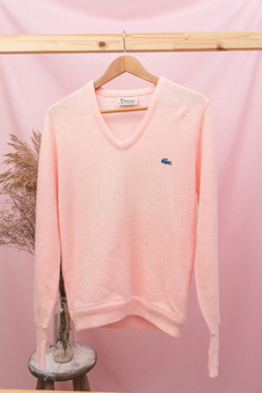 Suéter rosa Lacoste vintage na internet