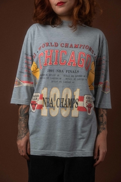 Camiseta Comemorativa Chicago Bulls - Cherry vintage 