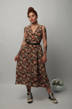 Vestido Florido Vintage - comprar online