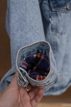 Jaqueta jeans forrada - loja online