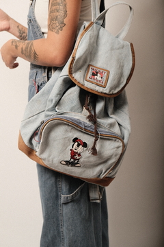 MOCHILA JEANS MICKEY