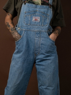 Macacão jeans vintage M - comprar online