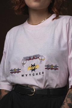 Camiseta Rosa Wytcher - Cherry vintage 