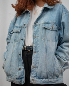 Jaqueta jeans vintage Charlotte na internet