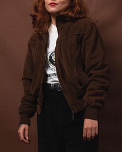 Jaqueta marrom veludo cotelê na internet