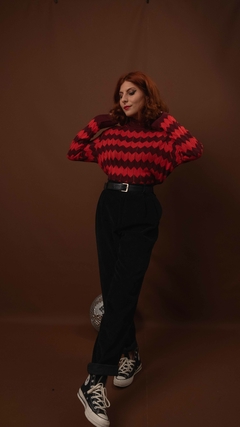 Blusa Gola alta colors vintage na internet