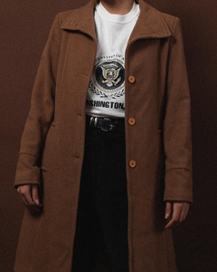casaco marrom tamanho p - loja online