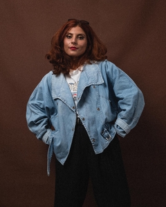 Jaqueta jeans bomber - comprar online