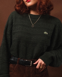 Suéter de lã Lacoste - Cherry vintage 