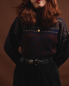 Blusão lã vintage M na internet