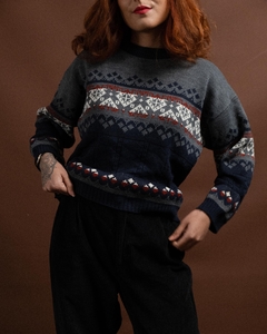 Blusa de lã vintage P - comprar online