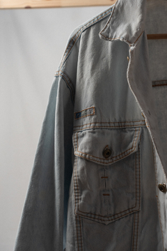 Jaqueta jeans vintage oversized g - loja online