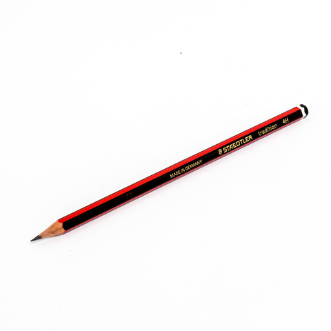 LAPICES STAEDTLER TRADITION 110 (NEGRO ROJO, 4 P.)