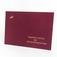 LIBRO REGISTRO UNICO DE REMUNERACION 1 MANOS 50Folios Tapa d