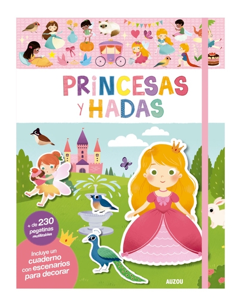 Libros de stickers: Princesas y hadas