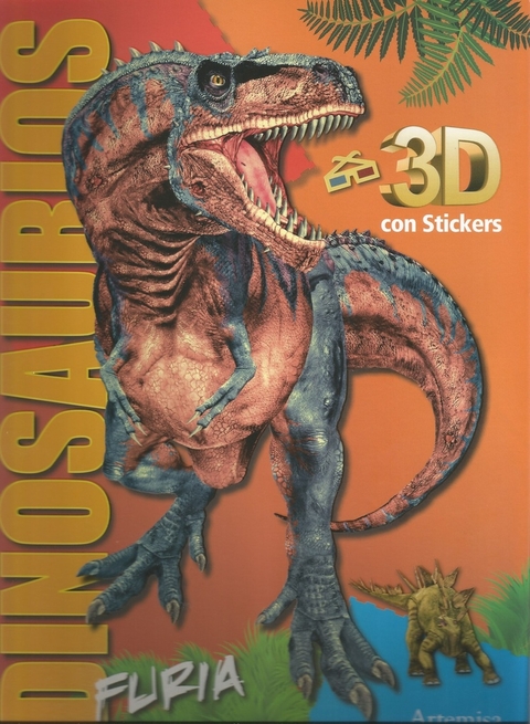 Dinosaurios - Furia (3D-Stickers)
