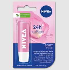 Balsamo Nivea Labello Soft Rose - NIVEA